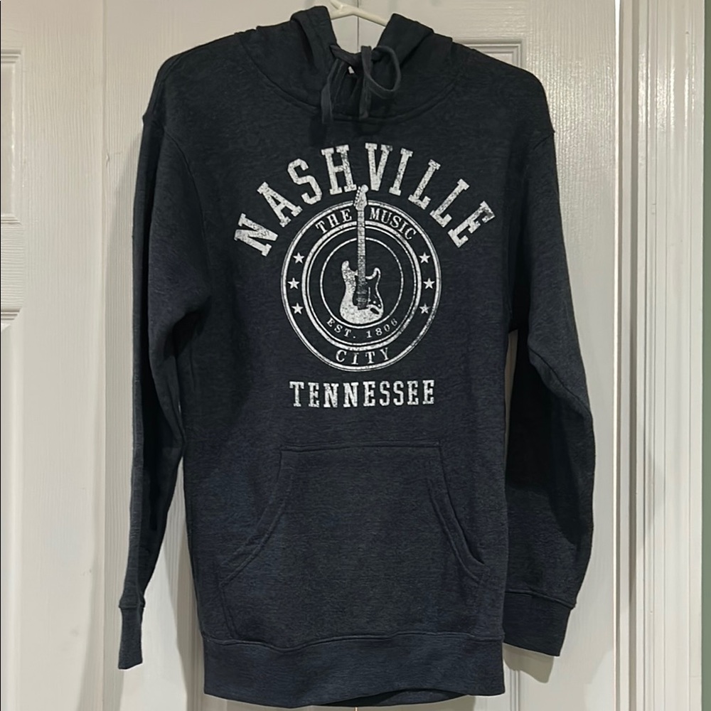 Nashville Graphic Men's Hoodie - Black